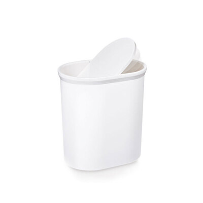 

MINISO multifunctional mirror with storage tissue box white