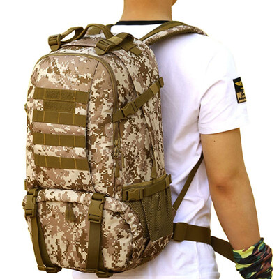 

Outdoor Tactical Backpack Nylon MOLLE Military Travel Assault Army Pack Laptop Shoulder Daypack Camping Hiking Bag