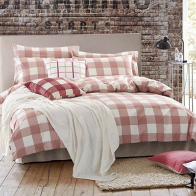 

Victoria home textile cotton sheets quilt double sets of four pieces of character red 200 230cm