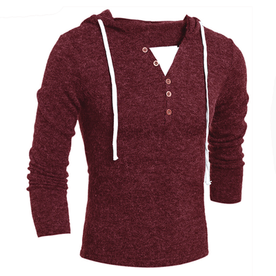 

Zogaa New Mens Knitwear Fashion Hooded Sweater