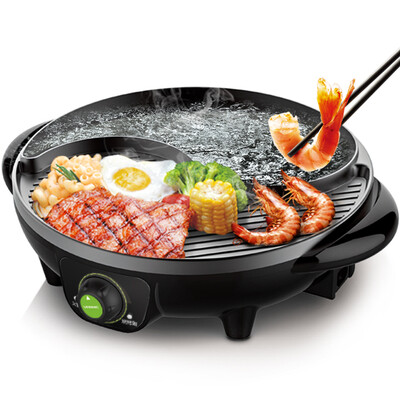 

利仁（Liven）SK-J3200A 涮烤一体多功能电火锅电烧烤炉电热锅家用烧烤盘