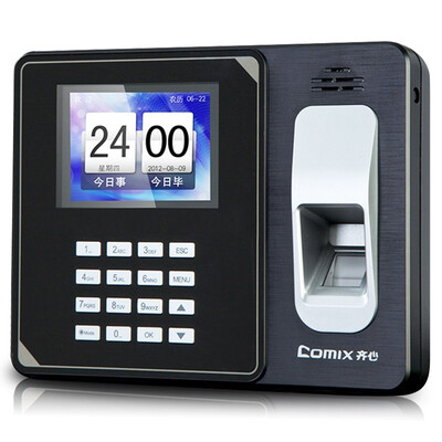 

(COMIX) OP340C high-definition intelligent large color screen free software fingerprint attendance machine is simple and convenient high-speed punch card machine
