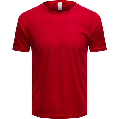 

Quick Dry Fitness Shirt Man Tennis Basketball Gym Training Sportsman Wear Running Short T-Shirt