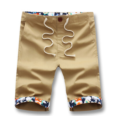 

Hot Sale Men Shorts Casual Men Cotton Slim Fit Print Fashion Designed Men Shorts 2016 Summer Free Shipping Hot Sale Plus