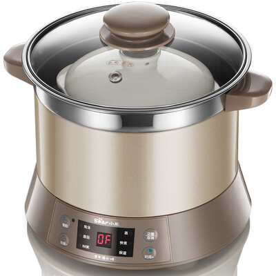 

Медведь (медведь) ДДЗ-B12D1 электроплиты электрический медленный плита 1.2L двойная сталь бис рагу