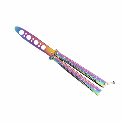 

CHACHEKA Outdoor Sport Butterfly Training Folding Knife Stainless Steel Self-defense Survival Knives Adult Practice Tool CS GO