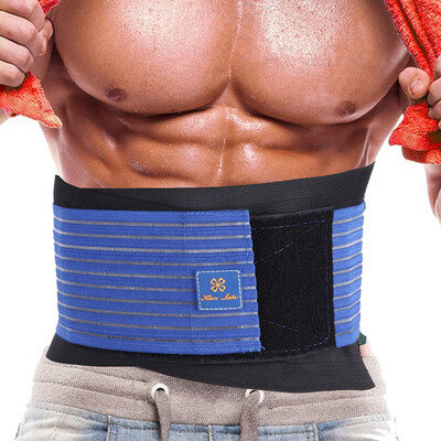 

Mens Waist Trainer Boby Shaper Slimming Boned BeltSport Tummy Belly Trimmer Back Support US Stock