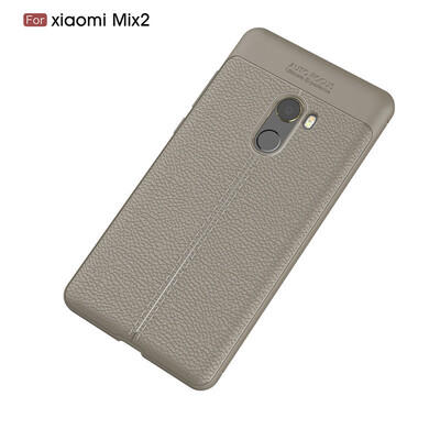 

For Xiaomi mix 2 case Original Case Shockproof Anti-knock Soft TPU Case For xiaomi mix 2 Leather Phone Silicone Back Cover