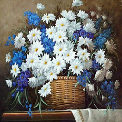 

diy Diamond embroidery decoration 5d diamond painting cross stitch flowers vase Mosaic rhinestone pasted pattern gift