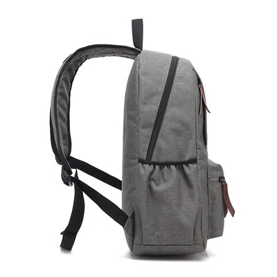 

Fashion student bag neutral solid color Oxford men&women backpack backpack