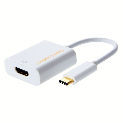 

CableCreation USB 31 USB-C Type C to HDMI AdapterUSB 31 Type C Reversible USB-C to HDMI AdapterSupports UHD 4K HDTV015m