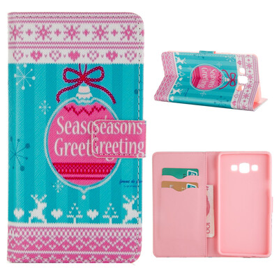 

MOONCASE Case for Samsung Galaxy A7 Flip Leather Wallet Card Slot Foldable Stand Feature Case Cover [Pattern series] /a16