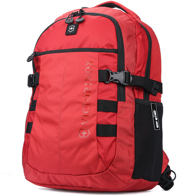 

Vicky VICTORINOX Swiss Army knife luggage VxSport sports men&women leisure bag pull ring adjustment shoulder strap 16-inch business computer bag backpack bag 31105003 red