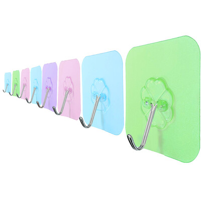 

Meng Ting hook stick hook strong seamless stickers square candy color 10 Pack 1467