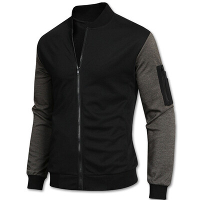 

AOWOF autumn new England mens stand collar jacket boutique Roman cardigan mens jacket Y401