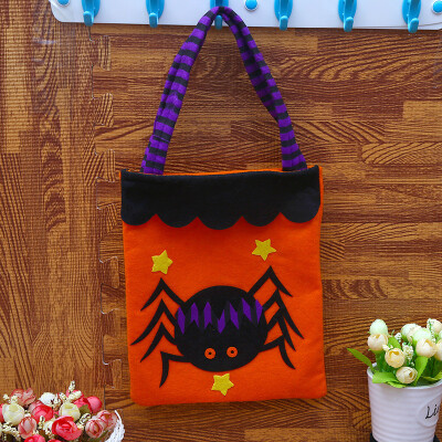 

Colorful Halloween Candy Bag Gift Bags Pumpkin Trick or Treat Bags Sacks Hallowmas Gift For Kids Event Party Supplies Decor