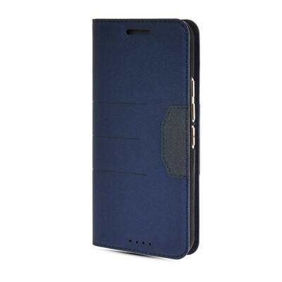 

MOONCASE Leather Side Flip Wallet Card Slot Pouch Stand Slim Back Case Cover for Htc One M9 Sapphire