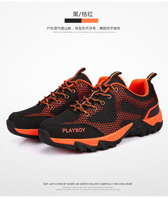 

PLAYBOY brand Spring,Breathable mesh,Climbing and hiking,Damping slip,Outdoor sport and tourist,Men's shoes