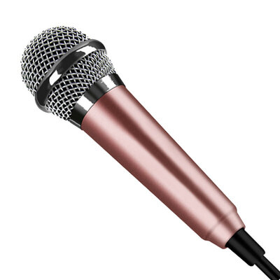 

Shinco S100 mini computer mobile phone microphone microphone mobile phone computer karaoke special condenser sing microphone microphone rose gold