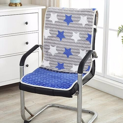 

Seat Cushion Non-slip Chair Cushion Back Cushion Flannel Europe Chair Pad Can Be Fixed On Chair