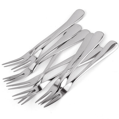 

Jingdong supermarket Jirui chopsticks knife&fork stainless steel dessert fruit food fork 10 loaded CZ5039