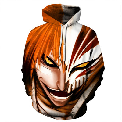 

QYDM-357 Mens Hoodie 3D Printed Women Pullover Sweater