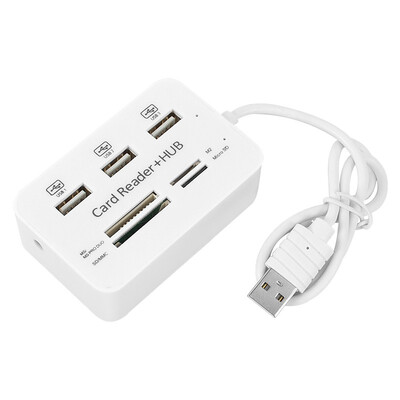 

Micro USB Hub 30 Combo 3 Ports Card Reader High Speed USB Splitter All In One USB 30 Hub or PC Computer Accessories Notebook