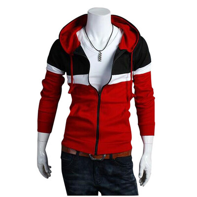 

Zogaa Mens Hoodie Thick Patchwork Casual Hooede Korean