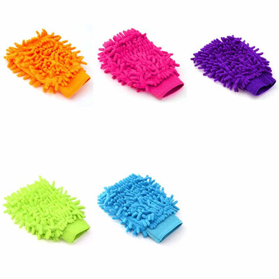 

1PCS Car Wash Glove Wash MITT Microfiber lChenille Cleaning Cloth Tools Cleanly