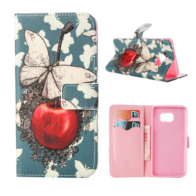 

MOONCASE Case for Samsung Galaxy Note 5 Flip PU Leather Fold Wallet Card Slot Kickstand Back Case Cover [Pattern series] /a08