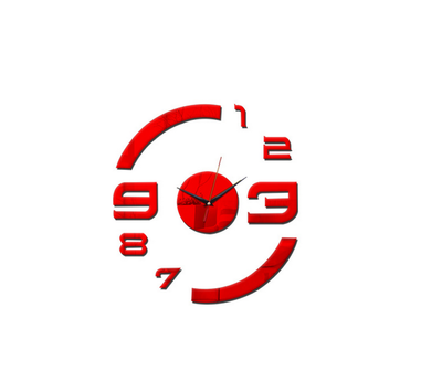 

Modern fashion originality DIY wall hanging clock&mirrors living room beautification 3D wall sticker clock