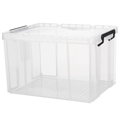 

NetEase carefully selected transparent storage box large pieces of clothing debris seasons finishing toy storage box storage cabinet storage box medium 395332cm 2 Pack