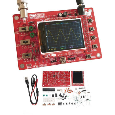 

DSO138 24" TFT Handheld Pocket-size Digital Oscilloscope Kit DIY Parts Electronic Learning Set 1Msps