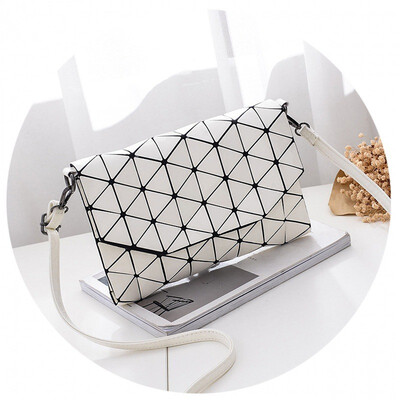 

Women Evening Bag Shoulder Bags Girls Flap Handbag Fashion Geometric Casual Clutch Messenger Bag