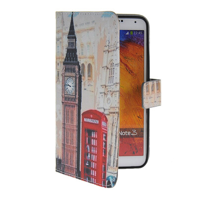 

MOONCASE Pattern Style Leather Side Flip Wallet Card Slot Pouch Stand Shell Back ЧЕХОЛ ДЛЯ Samsung Galaxy Note 3 N9000