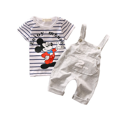 

Cartoon Mouse Baby Boys Clothing Set Toddler Boys Clothes Spring Summer Fashion Kids Clothes T-shirtShorts