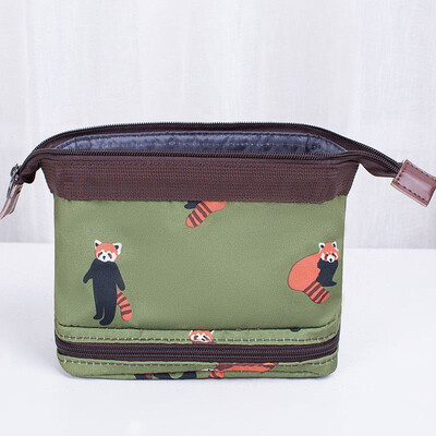 

Portable Travel Makeup Toiletry Case Pouch Flower Organizer Cosmetic Bag
