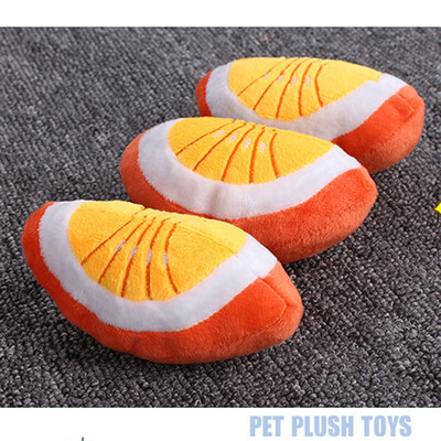 

Dog toys sound banana apple radish bone pet stuffed toy collection
