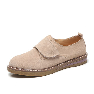 

2018 autumn new small leather shoes womens shoes retro tide Korean version of a foot pedal lazy wild music loafers