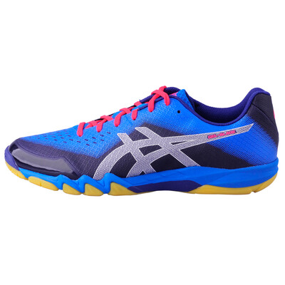 

IELTS asics badminton shoes GEL-BLADE 6 men&women shoes blade R703NR753N sports shoes R703N-402 blue black 435