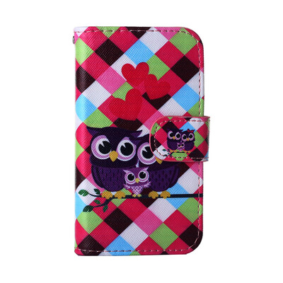 

MOONCASE for Samsung Galaxy S3 Mini I8190 Case Leather Wallet Flip Card Holder With Kickstand Pouch Case Cover No.A02
