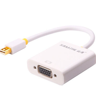 

Shanze (SAMZHE) ZJX-140 Mini DP Displayport к DVI конвертер мини передачи молнии кабель интерфейсу для доступа к телевизионному белому MacBook