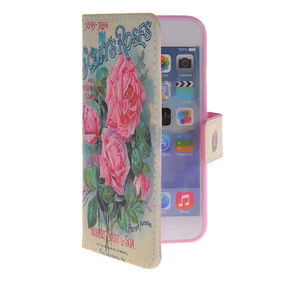 

MOONCASE Pattern Style Leather Side Flip Wallet Card Slot Pouch Stand Shell Back ЧЕХОЛ ДЛЯ Apple iPhone 6 Plus