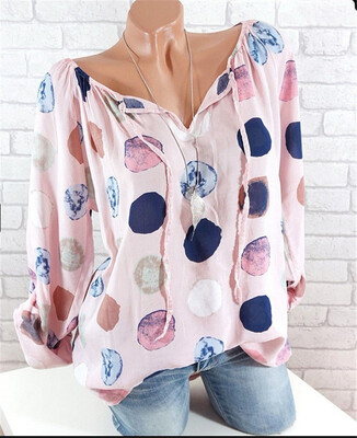 

Ladies sexy blouse deep V Europe&America