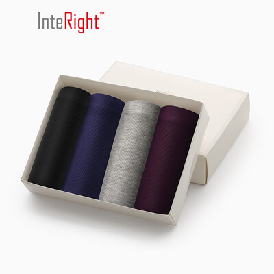 

INTERIGHT underwear mens modal rib business briefs 4 boxed mixed color