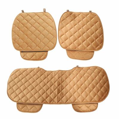 

Universal Winter Automobile Seating Pads Car Seat Cushion 3pcs High quality plush materialComfortable&breathable Back