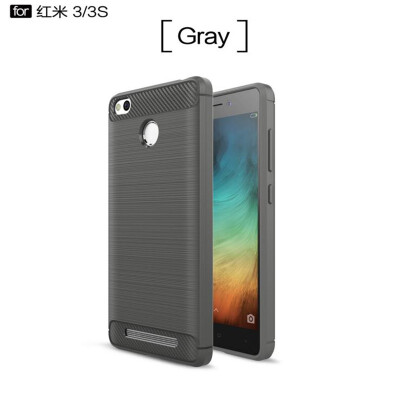 

For redmi 6 Phone Case Matte Business Dirt-Resistant Plain Carbon Fiber Soft Phone Case For Redmi redmi 6