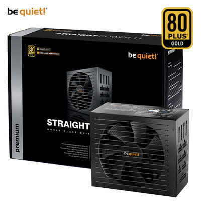 

German business will be cool be quiet rated 850W STRAIGHT POWER 11 850W power supply 80PLUS gold full module 135mm silent fan Japanese capacitor