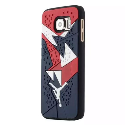 

мити новых 2015 горячей 3D - резиновые иордании Sneaker лишь дизайн телефоны для Samsung Galaxy S6 g9200 силикон майкл джордан покрытия