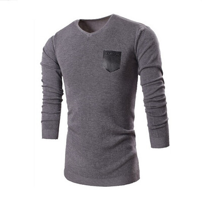 

Zogaa новой мужской свитер пуловер чеканка слим